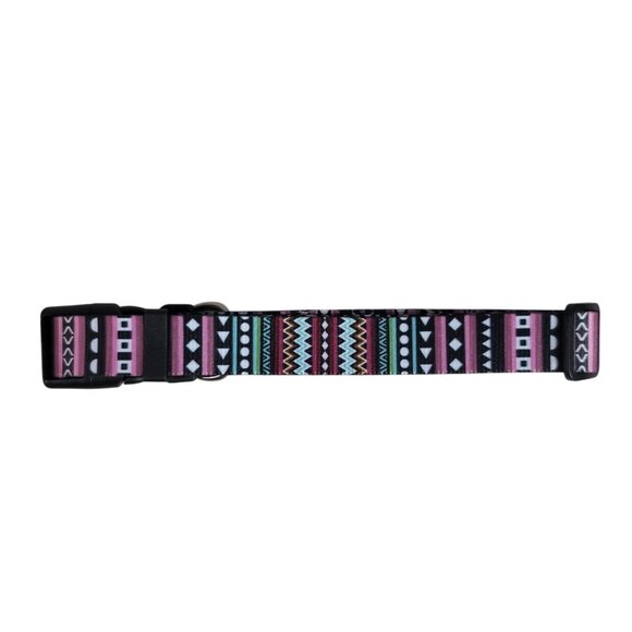 Mihqy Dog Collar Bohemian Purple Adj Small Medium Large Dogs Soft Closure NEW - Picture 4 of 7